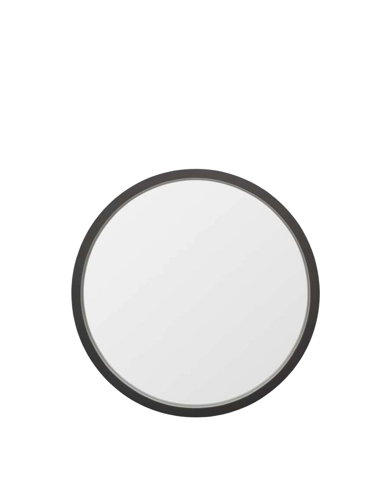Adel Round Mirror - Black 80cm