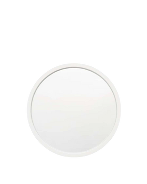 Adel Round Mirror - White 80cm