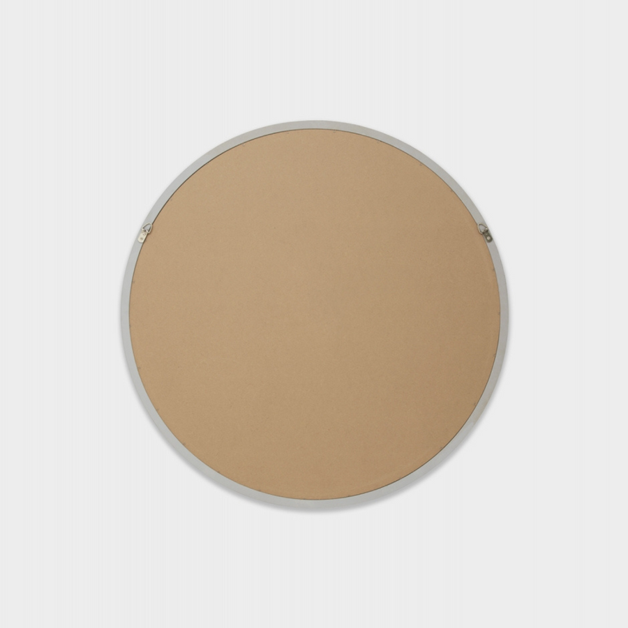 Adel Round Mirror - White 80cm