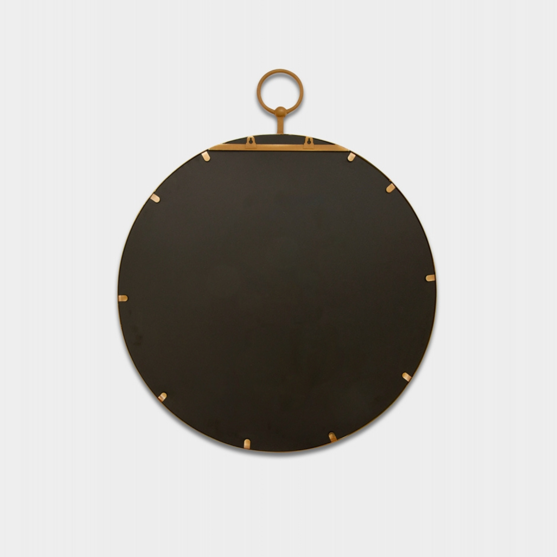 Antique Fob Mirror - Brass