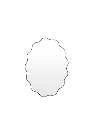 Artemis Oval Mirror - Black