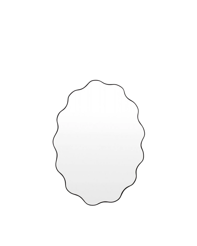 Artemis Oval Mirror - Black