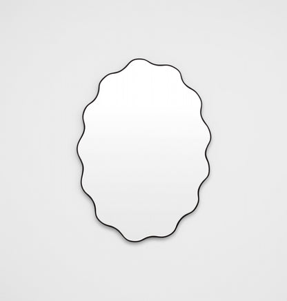 Artemis Oval Mirror - Black