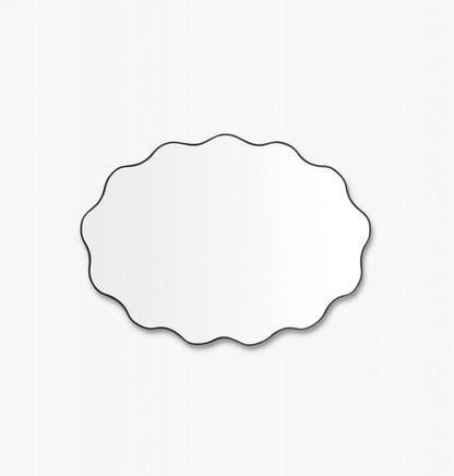 Artemis Oval Mirror - Black