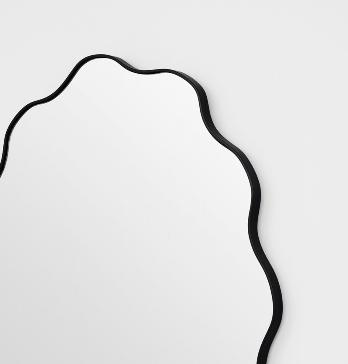 Artemis Oval Mirror - Black