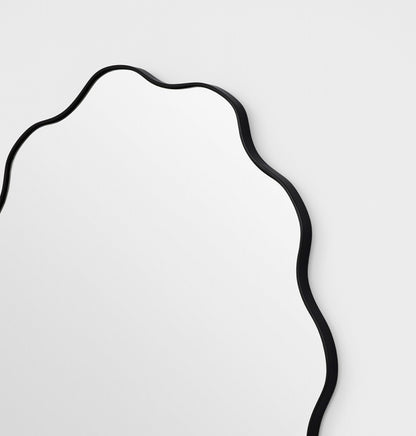 Artemis Oval Mirror - Black