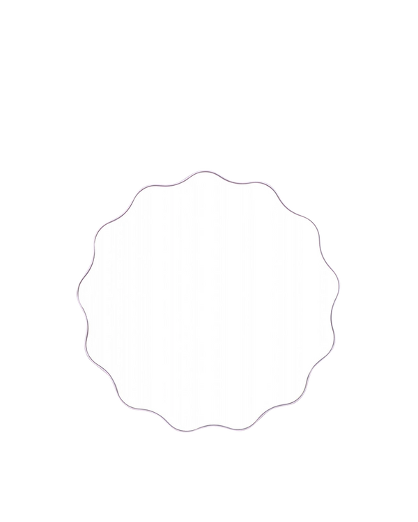 Artemis Round Mirror 100Cm x 100Cm - Lilac