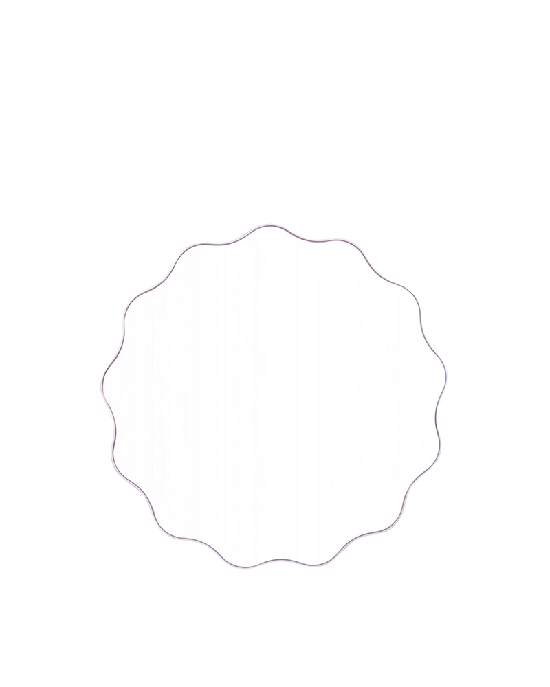 Artemis Round Mirror 100Cm x 100Cm - Lilac