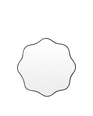 Artemis Round Mirror 65Cm x 65Cm - Black