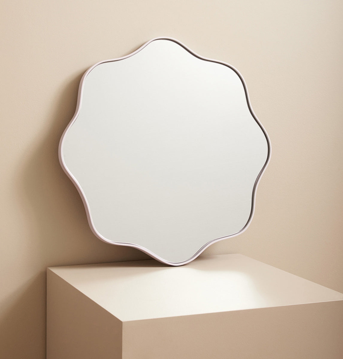 Artemis Round Mirror 65Cm x 65Cm - Lilac