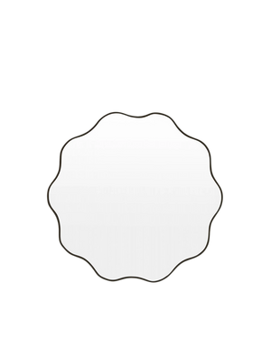 Artemis Round Mirror 80Cm x 80Cm - Black