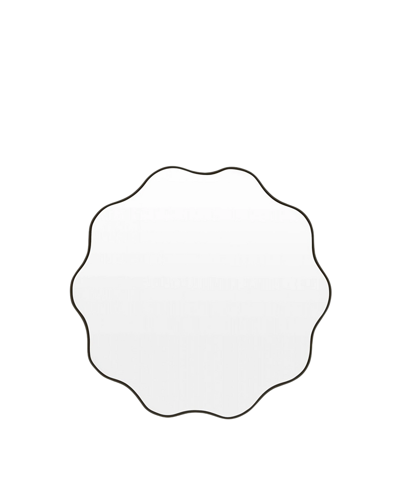 Artemis Round Mirror 80Cm x 80Cm - Black