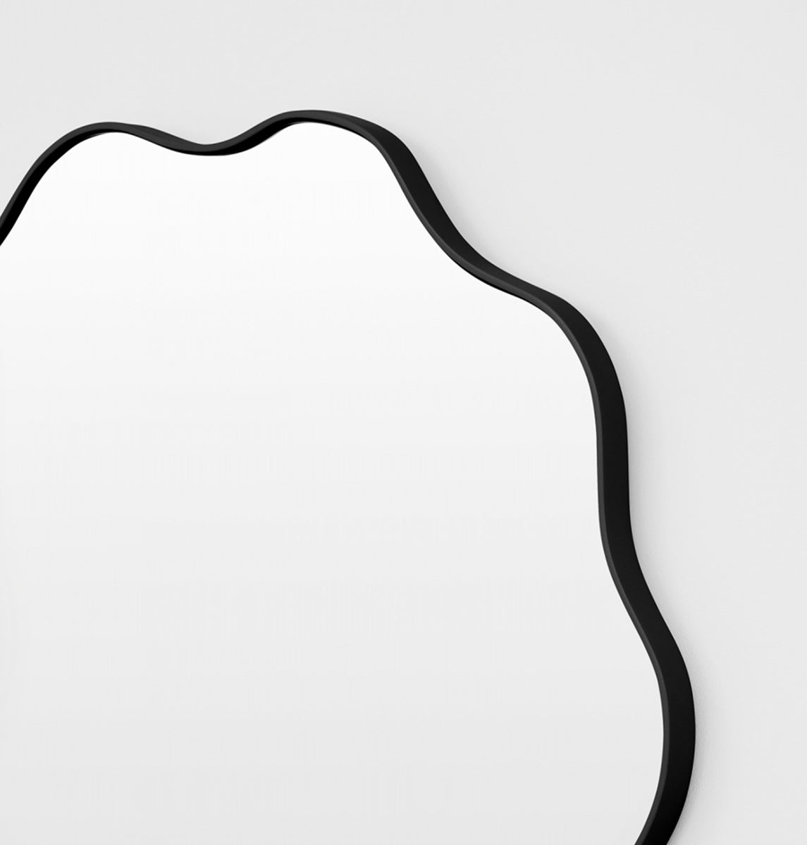 Artemis Round Mirror 80Cm x 80Cm - Black