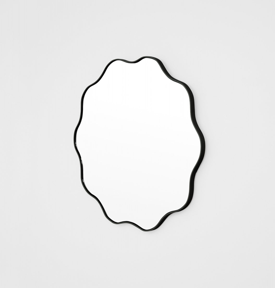 Artemis Round Mirror 80Cm x 80Cm - Black