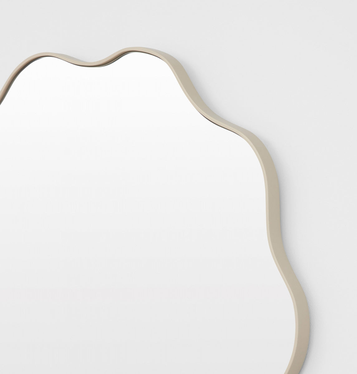 Artemis Round Mirror 80Cm x 80Cm - Sand