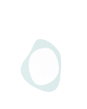 Aura Mirror 50cm X 65cm - Blue