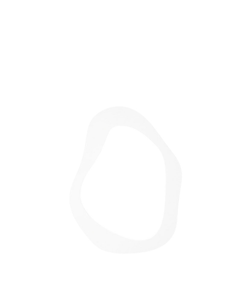 Aura Mirror 65Cm X 85Cm - Snow