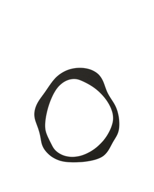 Aura Mirror 85cm X 95cm - Black