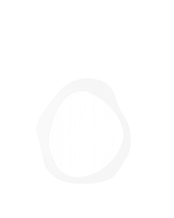 Aura Mirror 85Cm X 95Cm - Snow