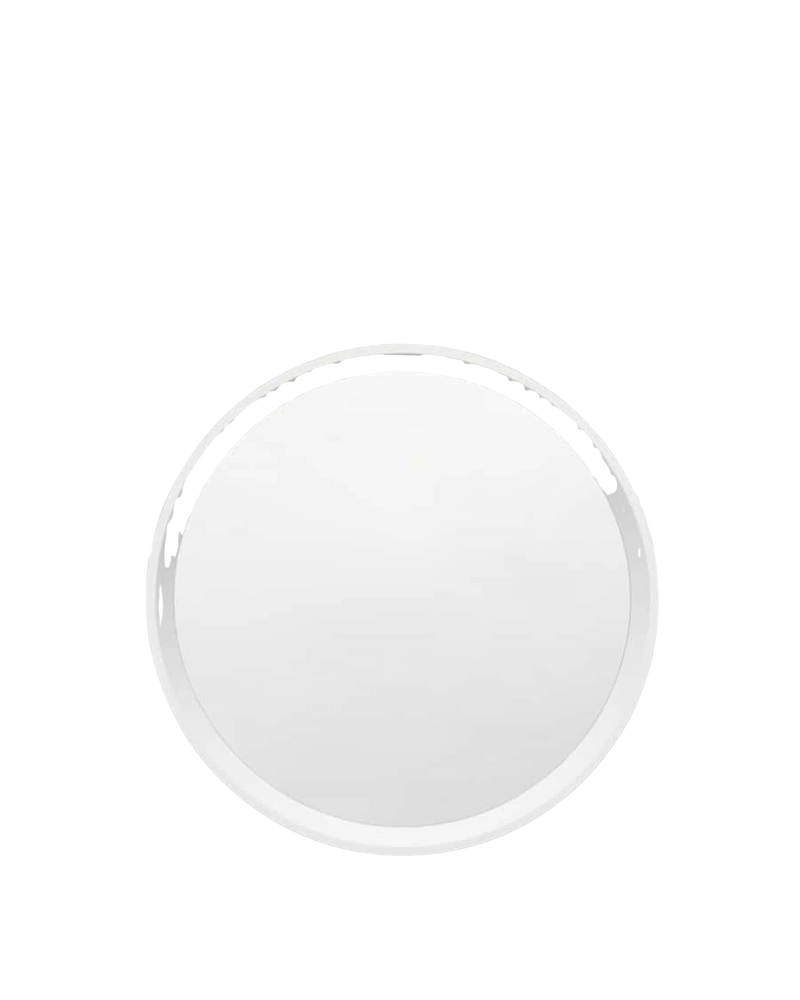Austen Round Mirror - Bright White