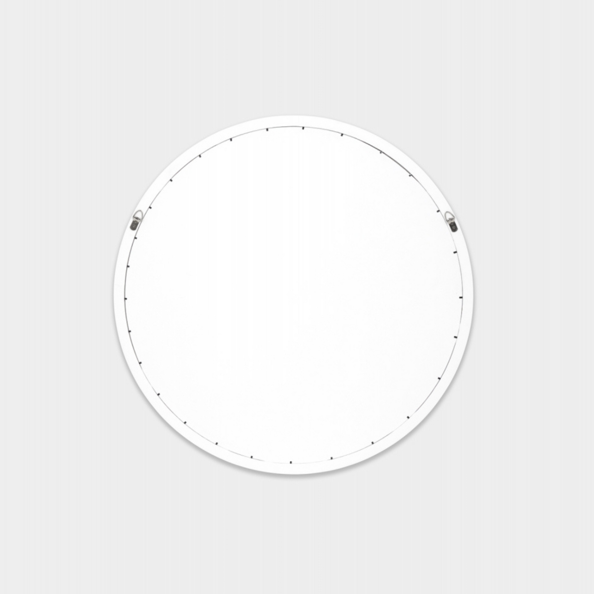 Austen Round Mirror - Bright White