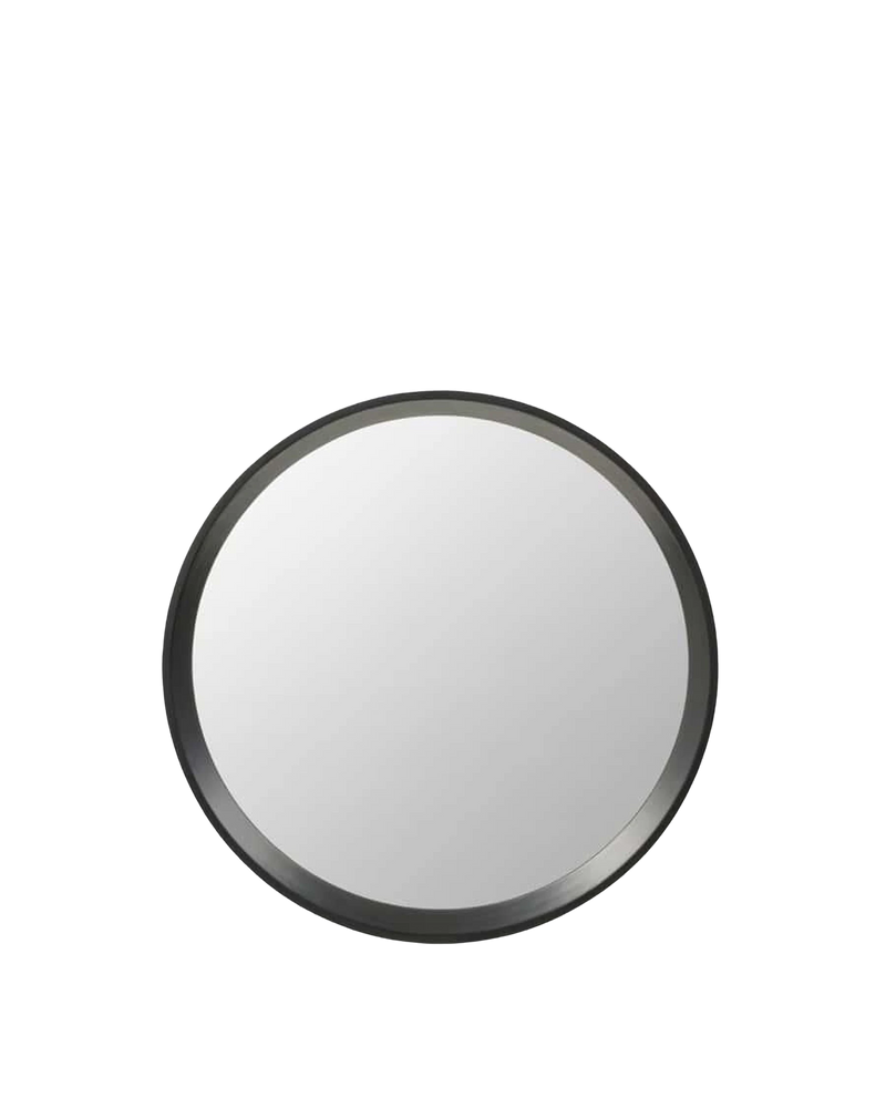 Austen Round Mirror - Black