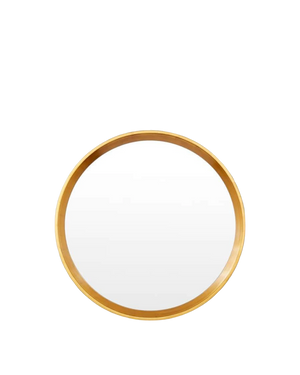 Austen Round Mirror - Brass