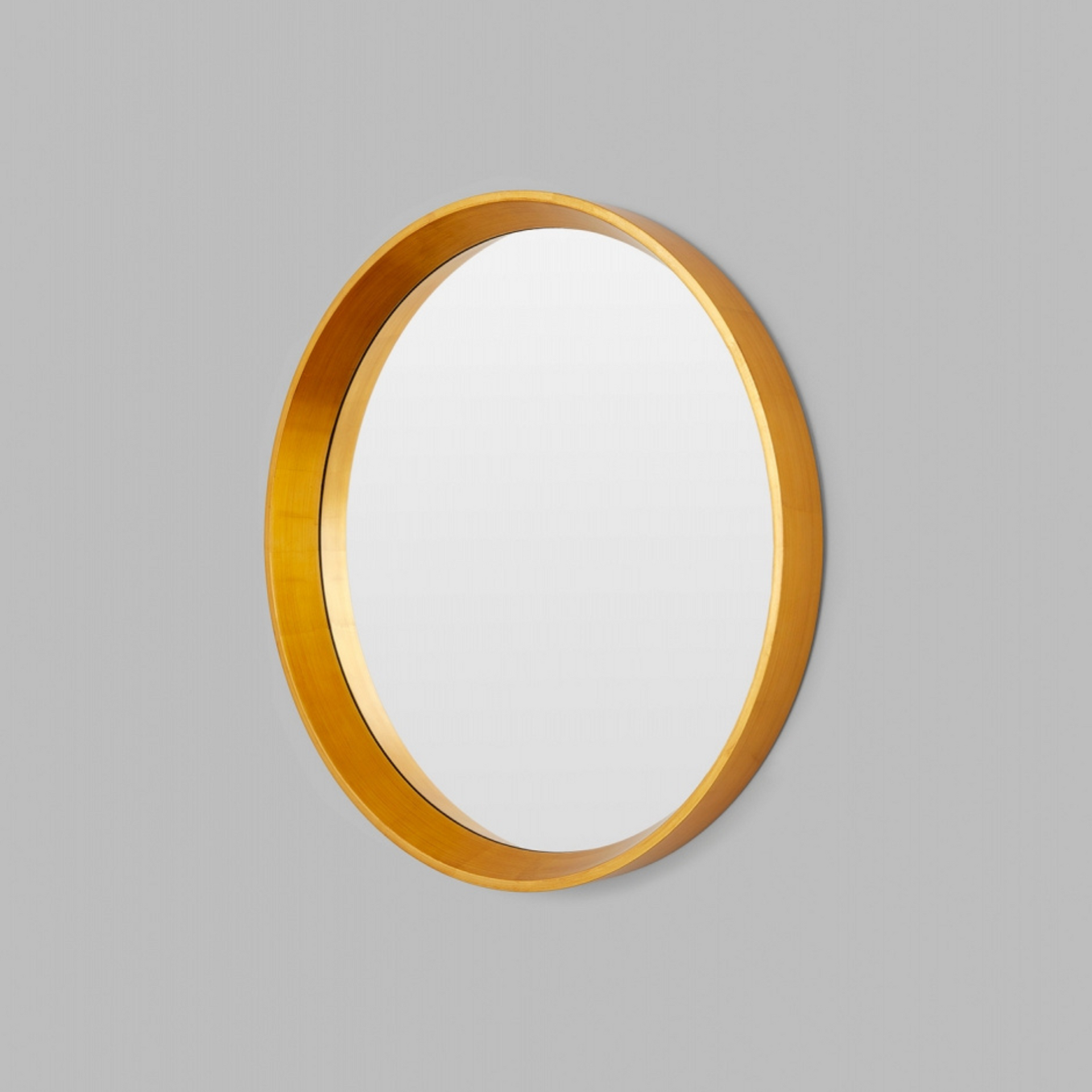 Austen Round Mirror - Brass