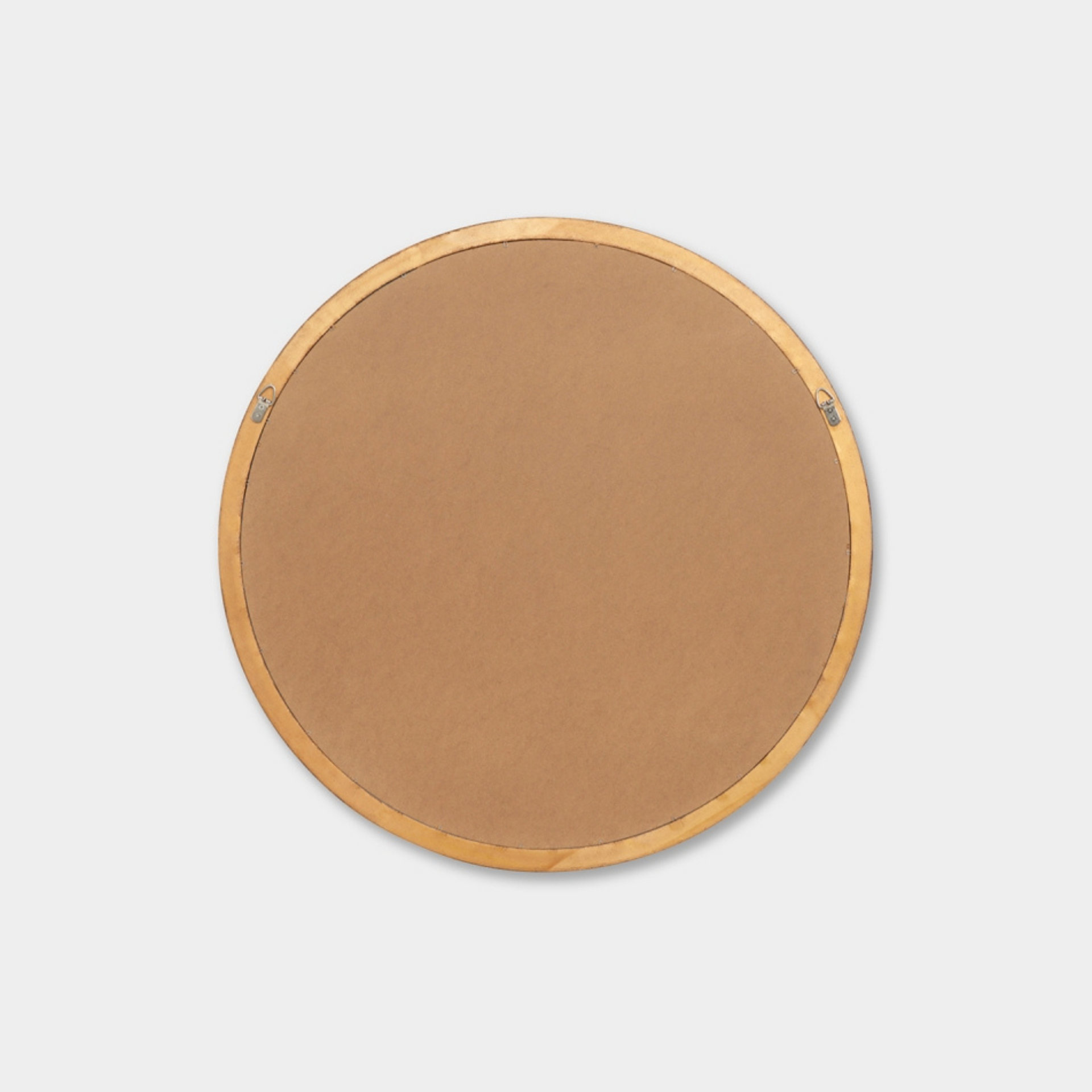 Austen Round Mirror - Brass