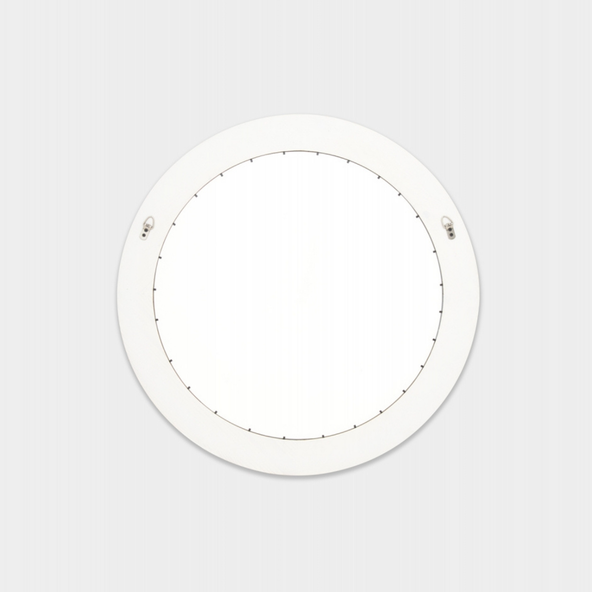Beach Comber Round Mirror - White 80cm x 80cm