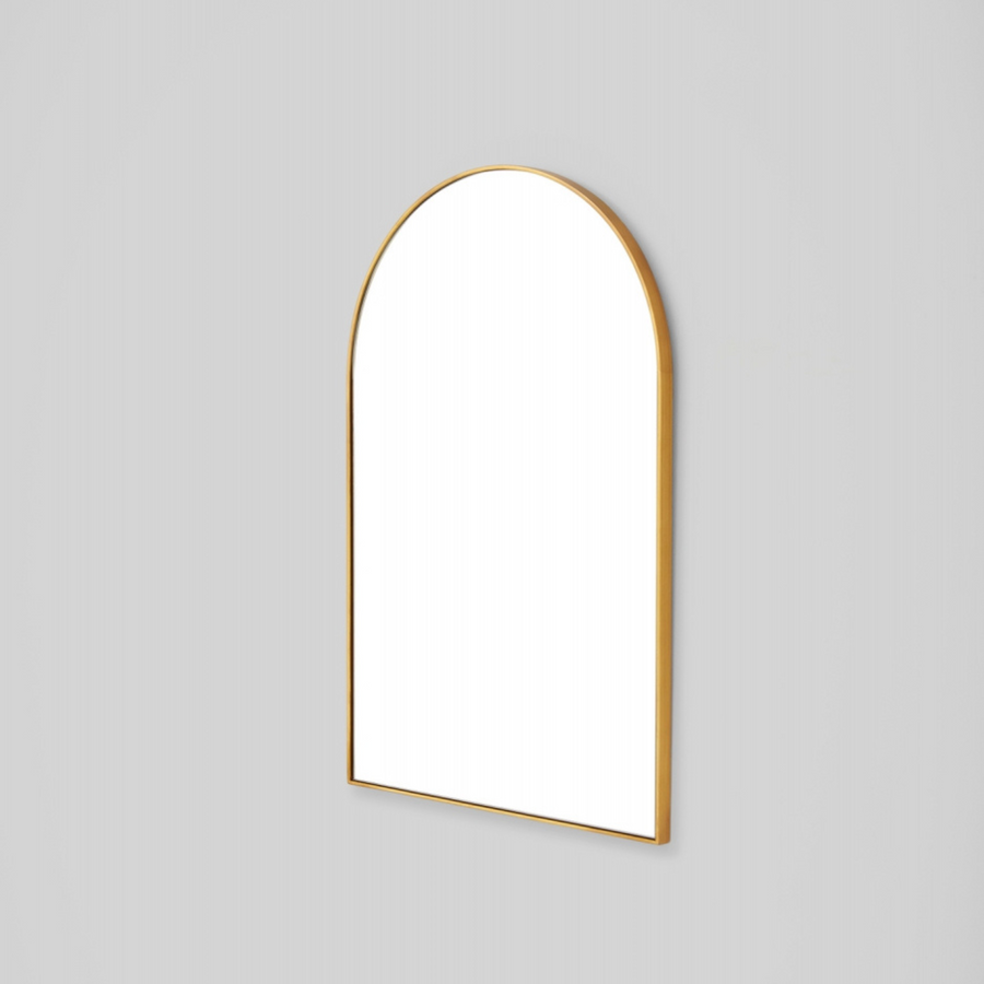 Bjorn Arch Mirror 55cm x 85cm - Brass