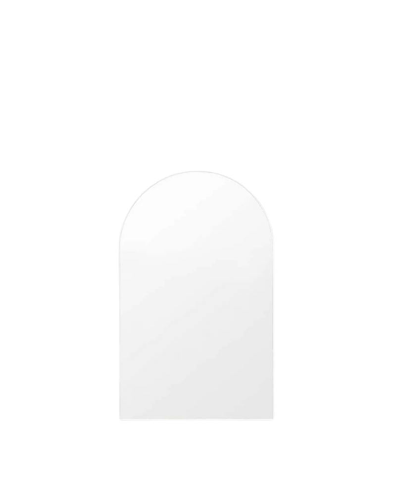 Bjorn Arch Mirror 55cm x 85cm - Bright White