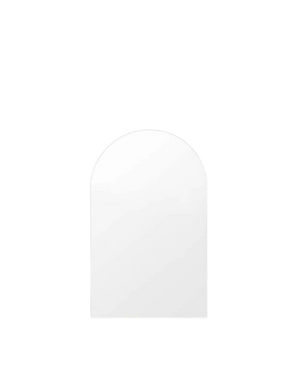 Bjorn Arch Mirror 55cm x 85cm - Bright White