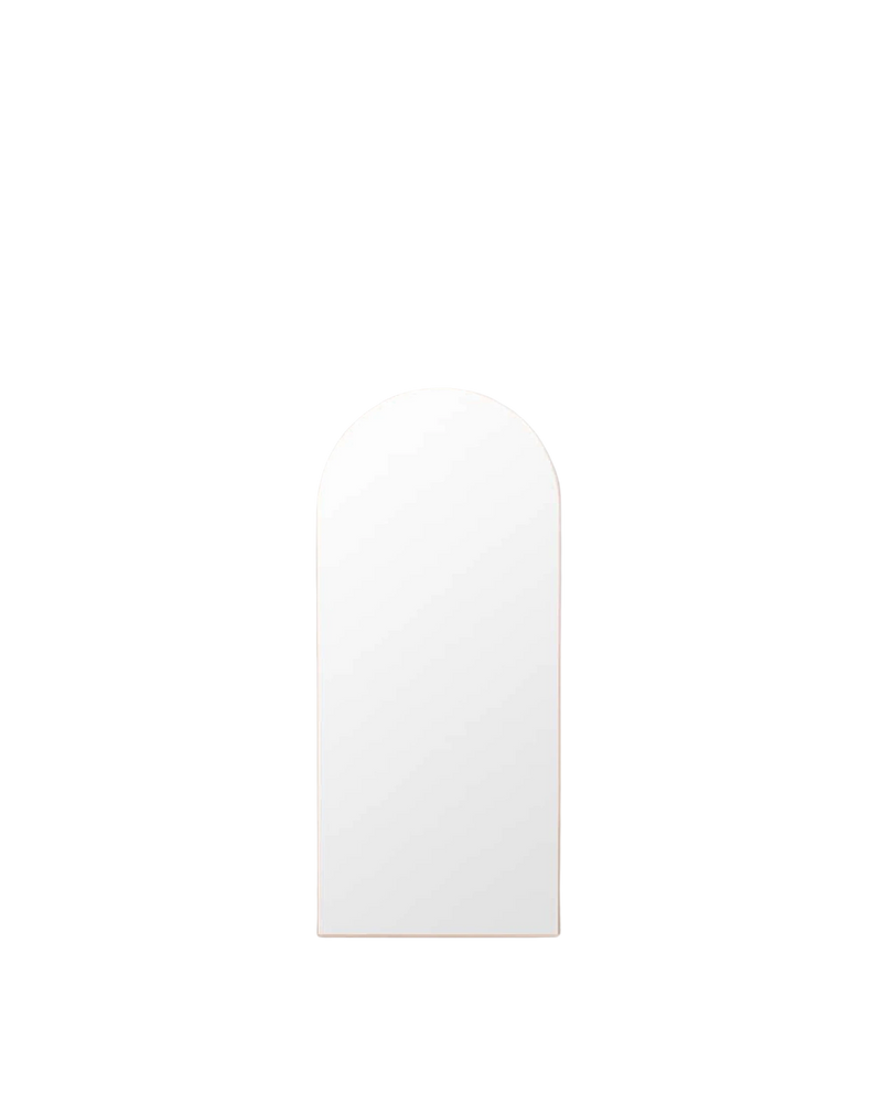 Bjorn Arch Floor Mirror - Powder