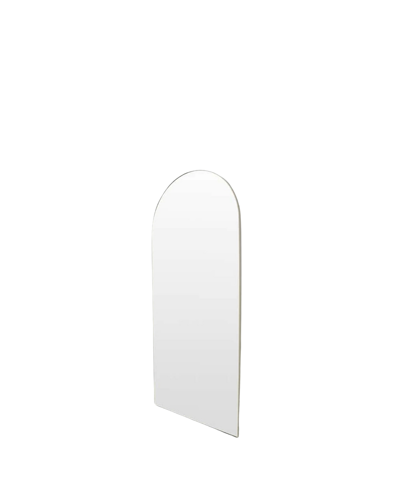 Bjorn Arch Floor Mirror - Silver