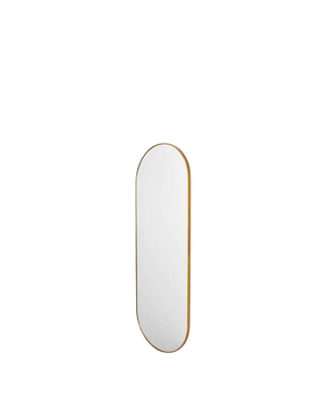 Bjorn Large Oval Mirror - Brass