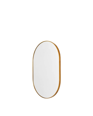 Bjorn Oval Mirror - Brass