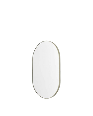 Bjorn Oval Mirror - Silver