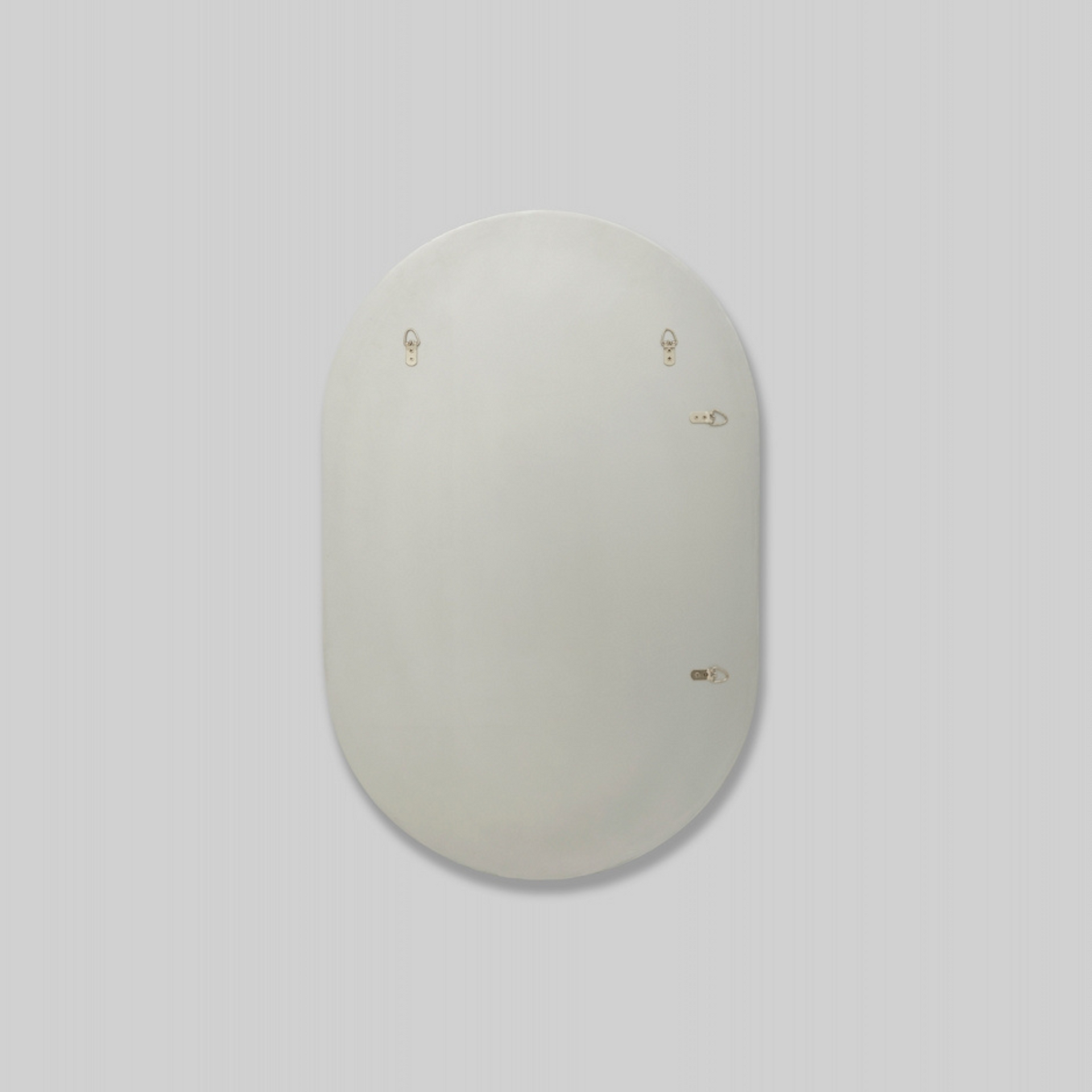 Bjorn Oval Mirror - Silver