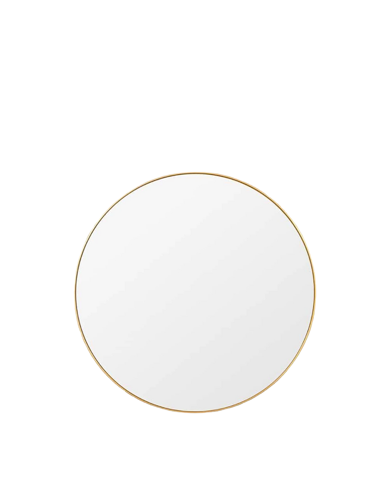 Bjorn Round Mirror - Brass 80cm