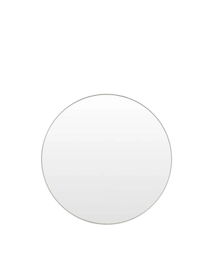 Bjorn Round Mirror - Silver 60cm