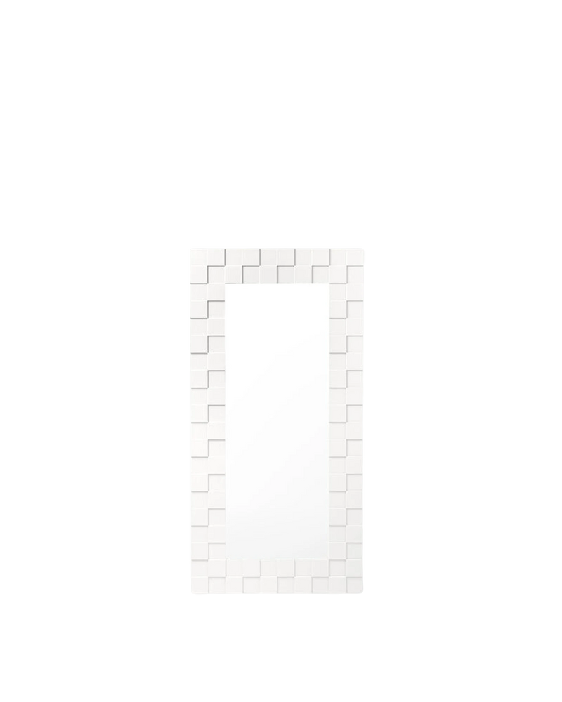 Checked Mirror 80cm x 160cm - Snow