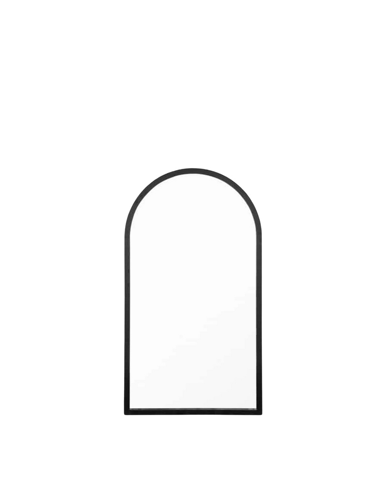 Cove Leaner Arch Mirror - Black