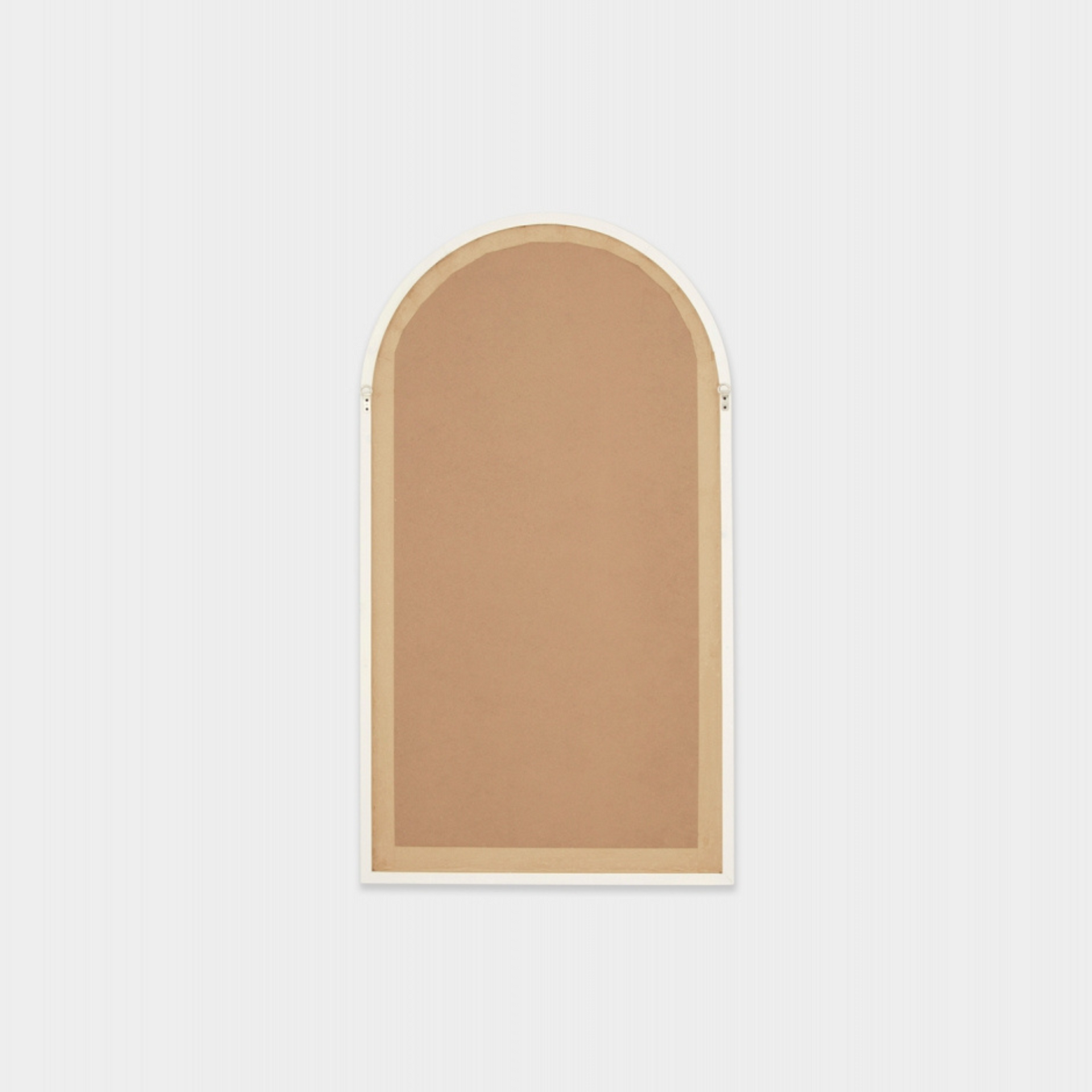 Cove Leaner Arch Mirror - White