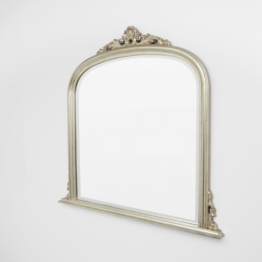 Domed Arch Mirror - Silver
