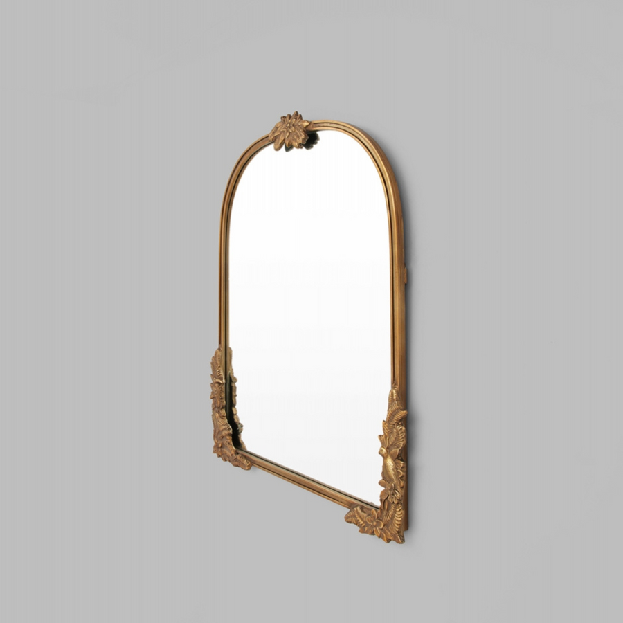 Fern Arch Mirror - Bronze