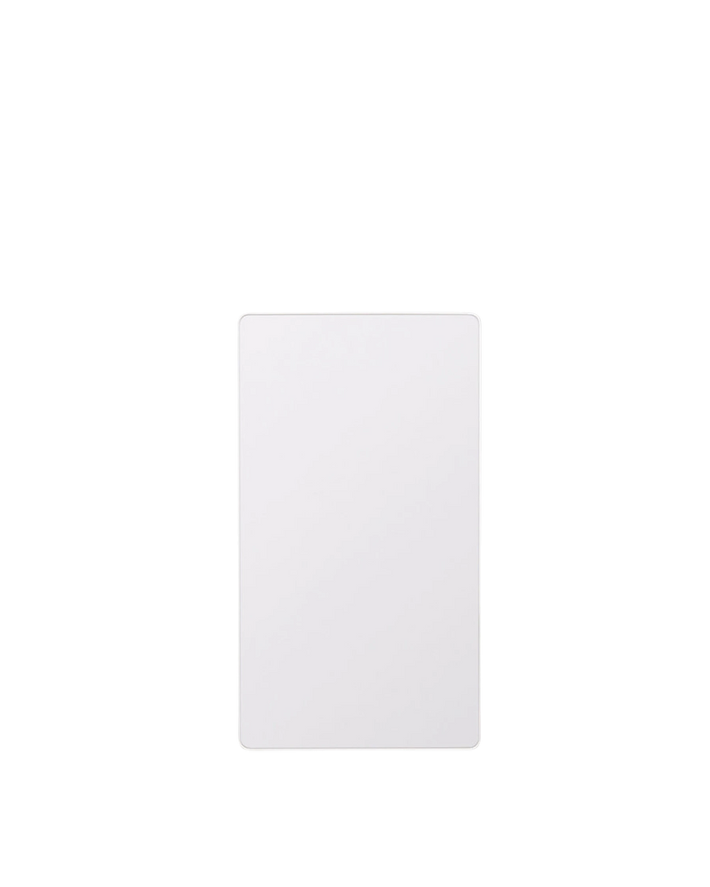 Flynn Curve Leaner Mirror - Bright White