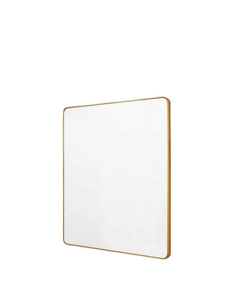 Flynn Curve Rectangle Mirror - Brass Small 60cm x 80cm