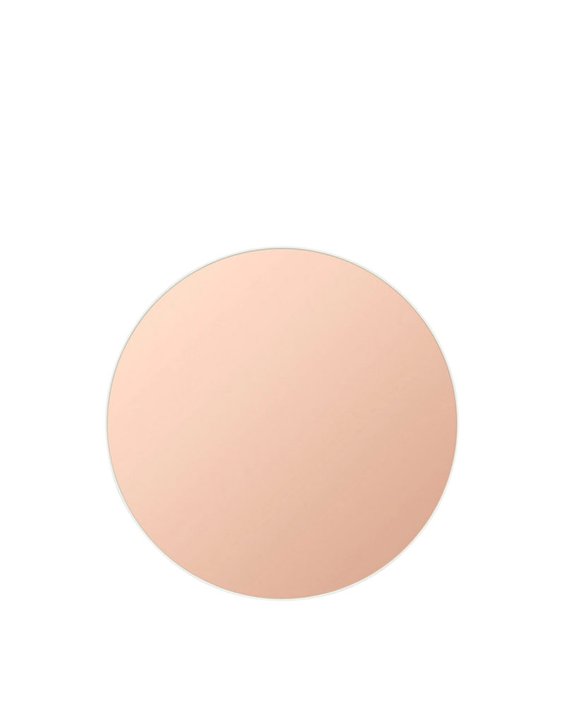 Flynn Round Mirror - Bright White / Dusk