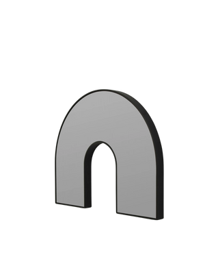 Kaari Arch Mirror - Black/Storm